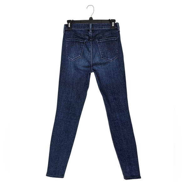 J Brand Maria High Rise Skinny Dark Blue Jeans 27 Preowned - Picture 2 of 10